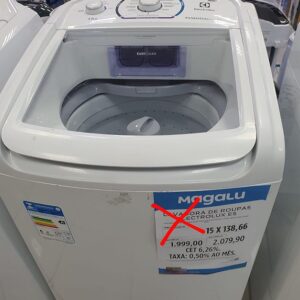 Lavadora de Roupas Electrolux 11Kg Essencial Care 10 programas de lavagem – 110v/220v