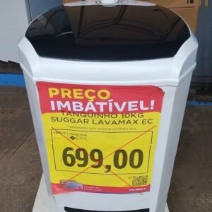 Tanquinho Suggar 16Kg Lavamax Eco Semi-automática 6 Programas de lavagem – 220v
