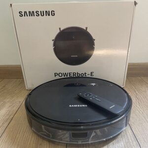 Robô Aspirador Samsung POWERbot-E Digital Inverter 2 em 1 Aspira e Passa Pano Wi-Fi app SmartThings – Carregador Bivolt