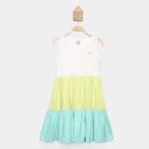 Vestido Infantil Brandili Tricolor Menina – Tam. 4 à 10 anos