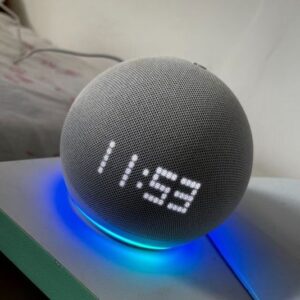 Alexa Echo Dot 5ª Geração com Relógio – ...
